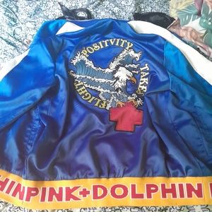 (SOLD) Mens Brand New Pink Dolphin Jacket